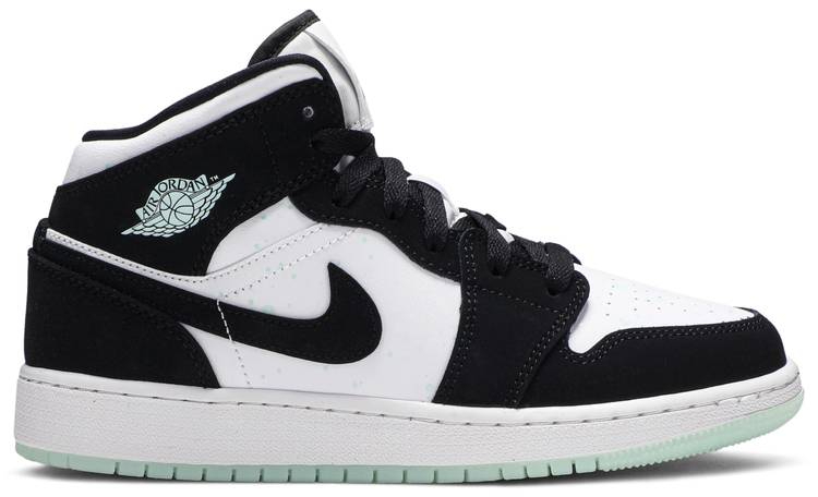 jordan 1 mid panda glow in the dark