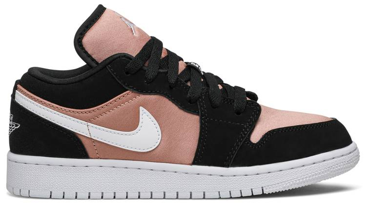 Air Jordan 1 Low GS 'White Rose Gold 