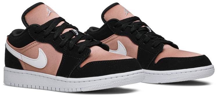 Air Jordan 1 Low GS 'White Rose Gold 