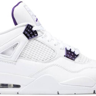 Air Jordan 4 Retro &#8216;Purple Metallic&#8217; CT8527-115 - Ganebet Store