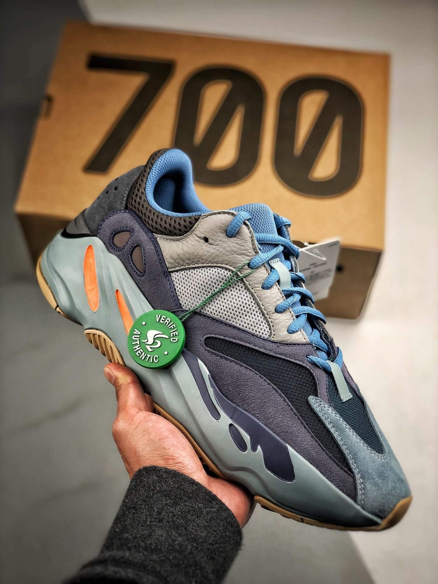 adidas yeezy boost 700 carbon blue mens