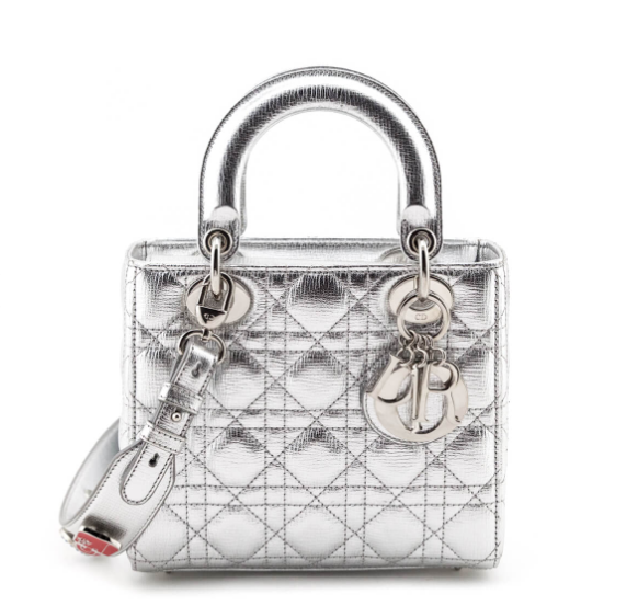 dior bag silver