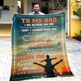 Son To Dad - I Am Because You Are - Blanket - Ganebet Store Fresh Del