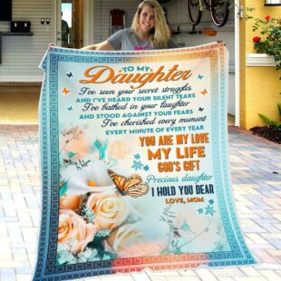 Mom To Daughter - You Are My Love My Life - Blanket - Ganebet Store Fresh Del