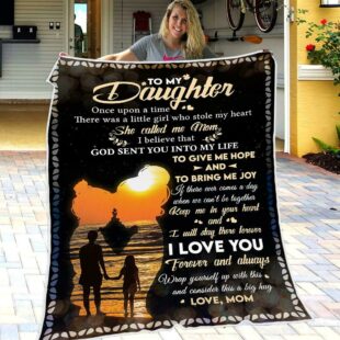 Mom To Daughter - God Sent You Into My Life - Blanket - Ganebet Store Fresh Del