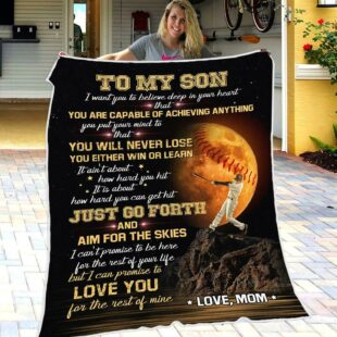 Mom To Son - I'm So Grateful You Are My Son - Blanket - Ganebet Store Fresh Del