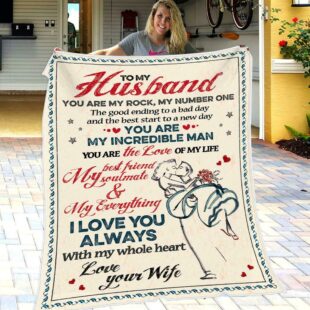 Wife To Husband - You Are My Incredible Woman - Blanket - Ganebet Store Fresh Del
