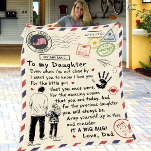 Dad To Daughter - For the little girl that you once were - Blanket - Ganebet Store Fresh Del