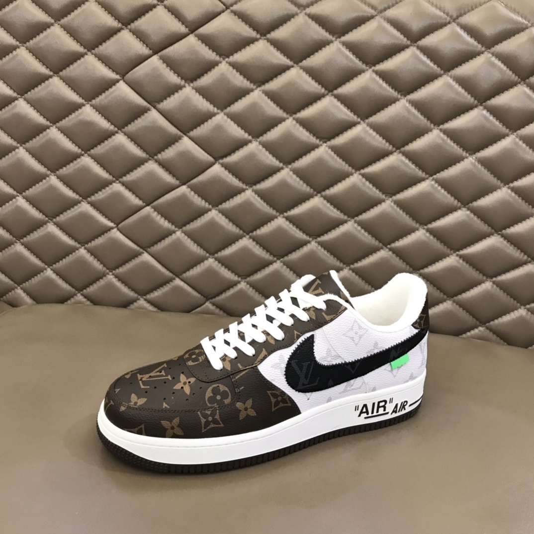 Louis Vuitton And Nike hoax Air Force 1 By Virgil Abloh Sneaker