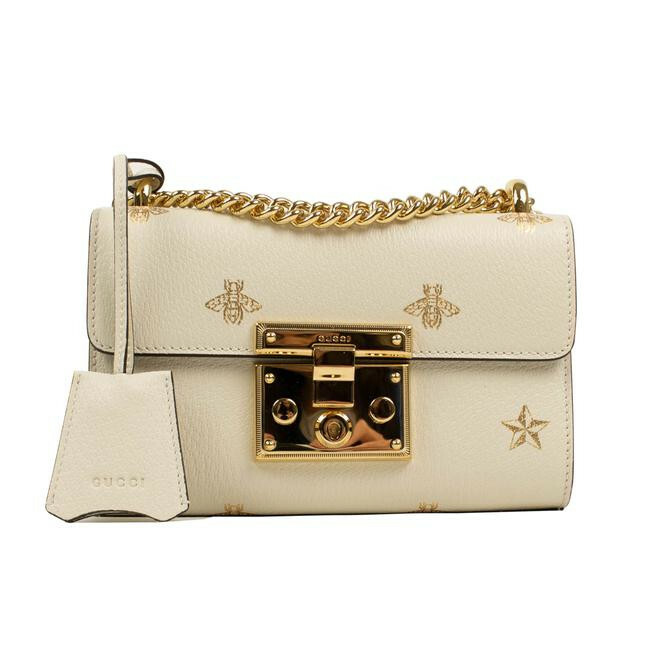 WMNS) GUCCI Padlock Bee Star Small-Sized Single-Shoulder Bag White 43 -  KICKS CREW