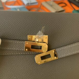 Hermes Mini Constance Guillochee Belt Buckle & Reversible Leather Strap Black Shin Store