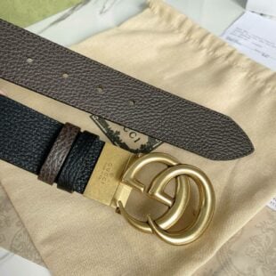 gucci reversible belt with g buckle item