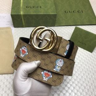Gucci Padlock handbag in grey monogram canvas and red leather
