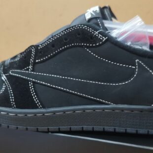 Travis Scott x Air Jordan 1 Low OG Black/Phantom DM7866-001 Ganebet Store