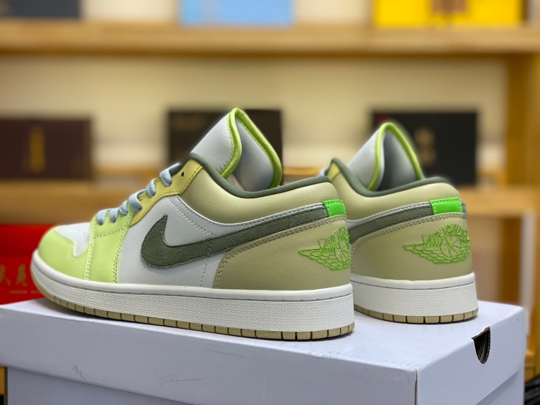 Nike Air Jordan 1 Low Sail White Oil Green FD9906-131 – Ganebet Store