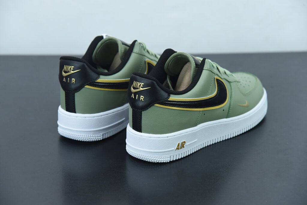 double swoosh air force 1 olive