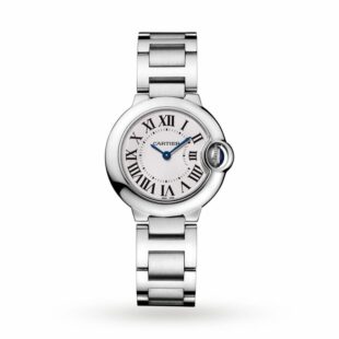 Cartier Ballon Bleu De Cartier Watch 28mm, Quartz Movement, Steel W69010Z4