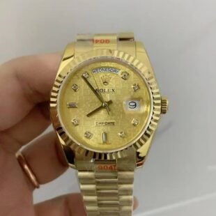 Rolex Day-Date 118238 Champagne President Diamond Dial