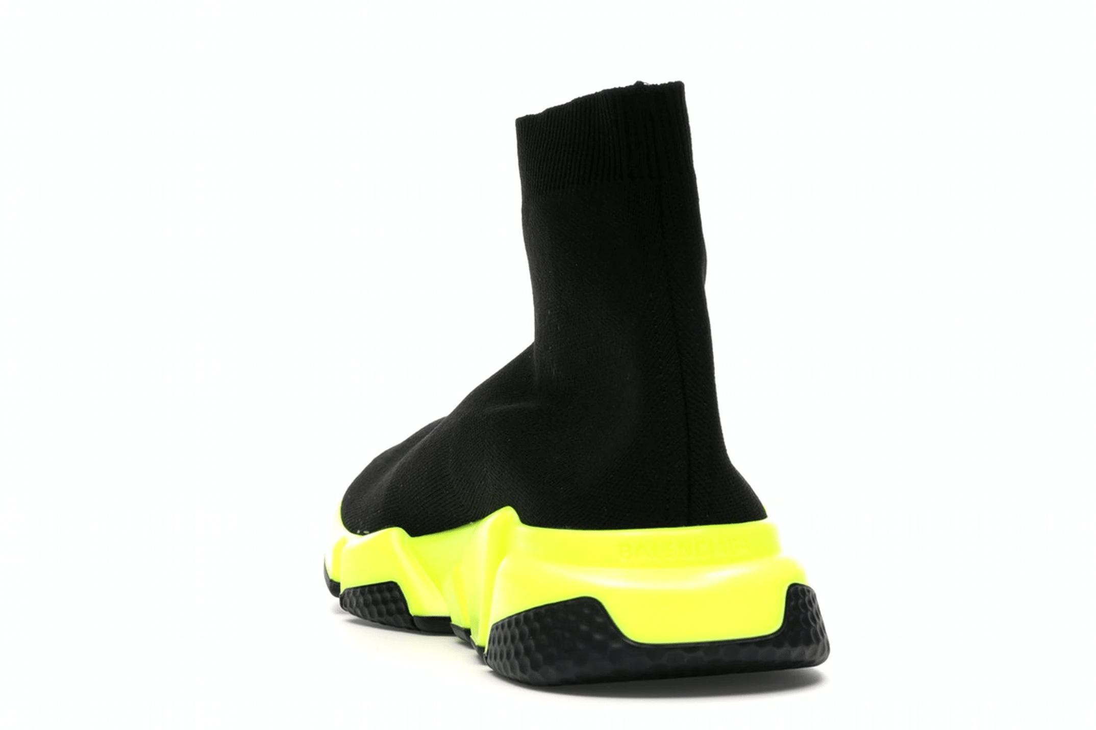 balenciaga speed black yellow