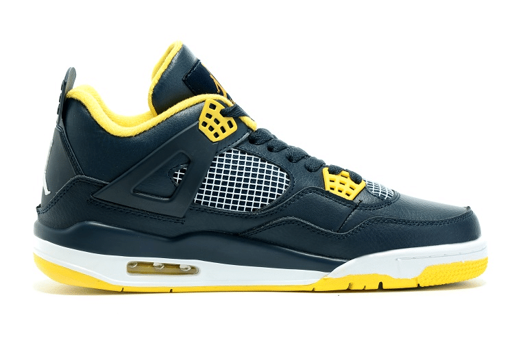 jordan 4 navy yellow