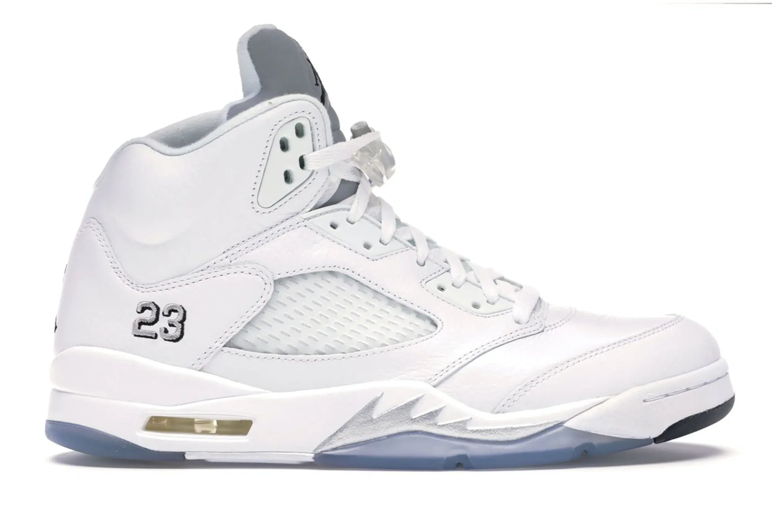 jordan 5s metallic white