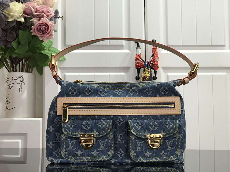 Louis Vuitton Monogram Denim Baggy Pm 